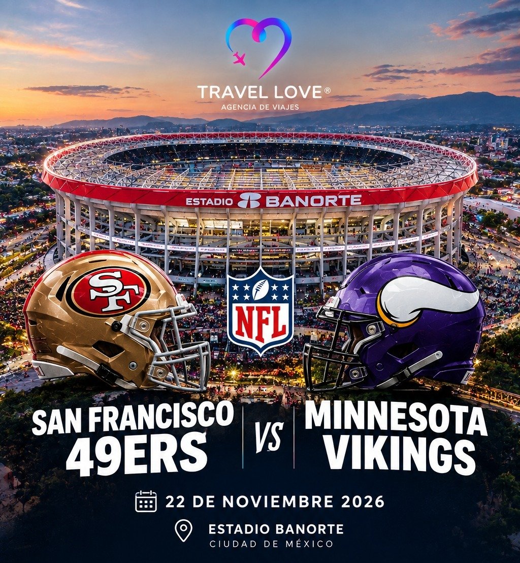 Ciudad de México - Partido NFL 49ERS VS VIKINGS